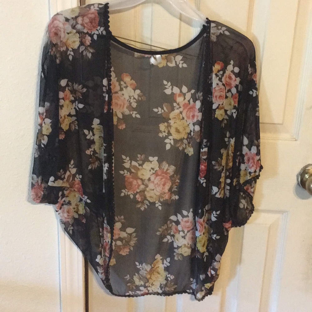 Cute floral cardigan